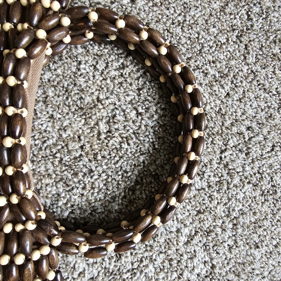 Free people Ibiza beaded purse half moon nwot - Picture 4 of 7